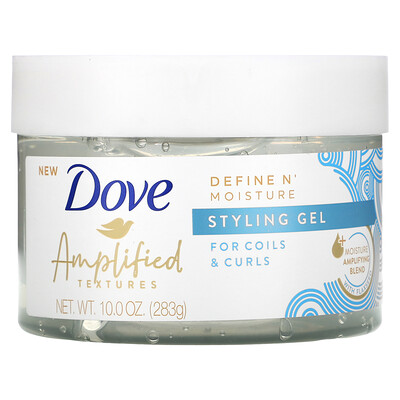 Dove Amplified Textures, увлажняющий гель для укладки волос Define N ', 283 г (10 унций)