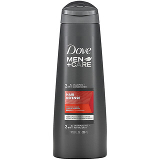 Dove, 男性护理，2 合 1 洗发水 + 护发素，头发保护，12 液量盎司（355 毫升）