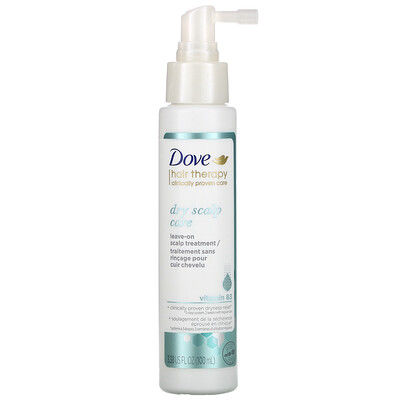 Dove Hair Therapy, несмываемое средство для ухода за сухой кожей головы с витамином B3, 100 мл (3,38 жидк. Унции)