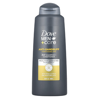 Dove, Men + Care, Champú y acondicionador anticaspa 2 en 1, Pino y cítricos, 603 ml (20,4 oz. líq.)