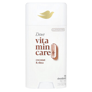 Dove, Vitamin Care+ Deodorant, Coconut & Shea, 2.6 oz (74 g)