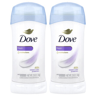 Dove, Antiperspirant Deodorant, Fresh, 2 Pack, 2.6 oz (74 g) Each
