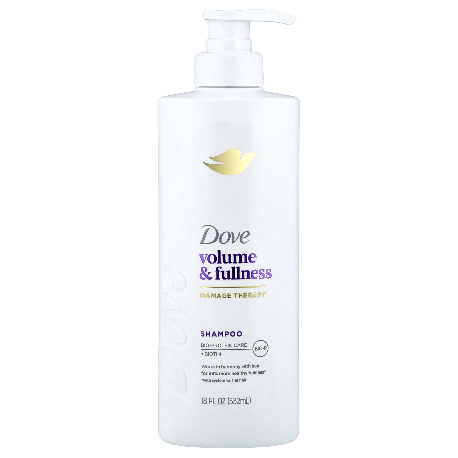 Dove (도브), 볼륨 및 포만감, 샴푸, 532ml(18fl oz)