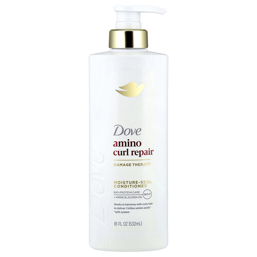 Dove, Amino Curl Repair, Moisture-Seal Conditioner, feuchtigkeitsspendender Conditioner, für lockiges, krauses Haar, 532 ml (18 fl. oz.)