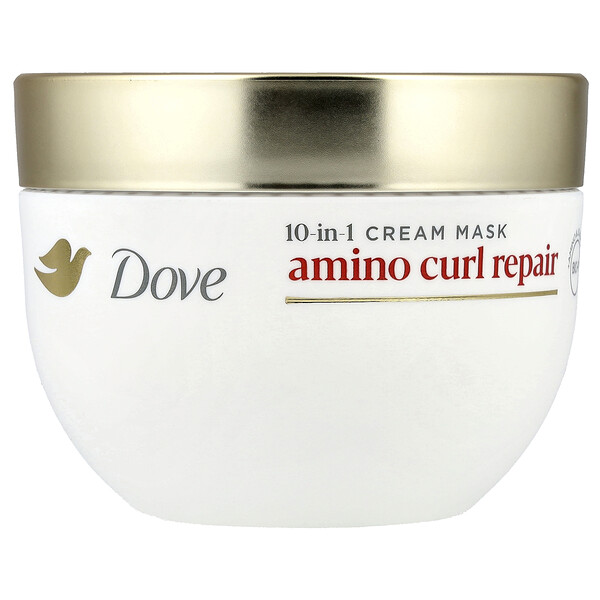 Dove Amino Curl Repair, 10 in 1 Cream Mask, 9.2 oz (260 g)