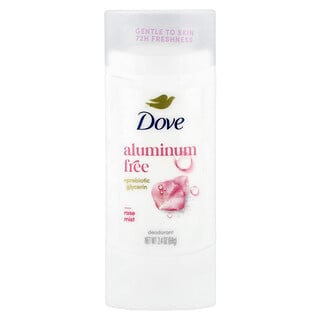 Dove, Desodorante sin aluminio, Bruma de rosas, 68 g (2,4 oz)