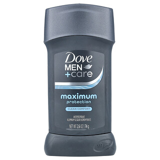 Dove, Men + Care, Maximum Protection Antiperspirant, Clean Comfort, 2.6 oz (74 g)