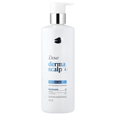 Dove, Derma Scalp, Champú anticaspa, 16 oz. líq.