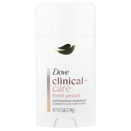 Dove, Clinical + Care, Antitranspirant Deodorant, frischer Pfirsich, 74 g (2,6 oz.)