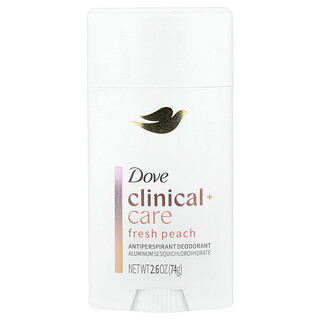 Dove, Clinical + Care, Antiperspirant Deodorant, Fresh Peach, 2.6 oz (74 g)