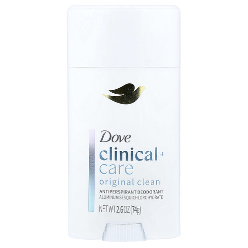 Dove Clinical + Care, Antiperspirant Deodorant, Original Clean, 2.6 oz (74 g)