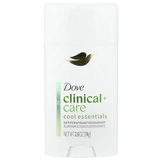 Dove, Clinical + Care, Déodorant anti-transpirant, Cool Essentials, 74 g