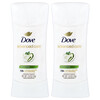 Dove, Advanced Care, 땀 억제 데오드란트, 고 프레시, 2팩, 각 74g(2.6oz)