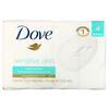 Dove‏, لوح صابون تجميلي، للبشرة الحساسة، خالٍ من العطور، 4 ألواح، 3.75 أونصة (106 جم) لكل لوح