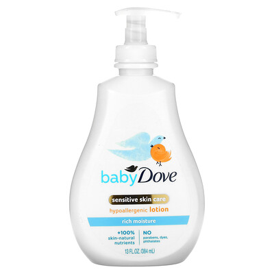 Dove детский гипоаллергенный лосьон для чувствительной кожи, глубокое увлажнение, 384мл (13жидк.унций)