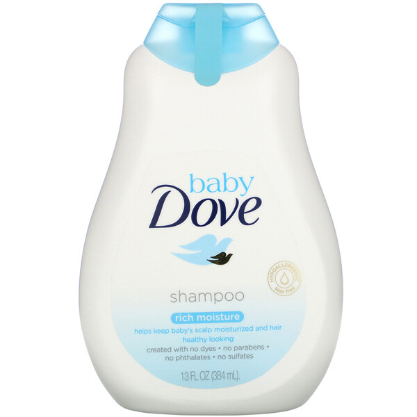 Dove‏, שמפו עשיר בלחות לתינוקות, 384 מ"ל (13 אונקיות נוזל)