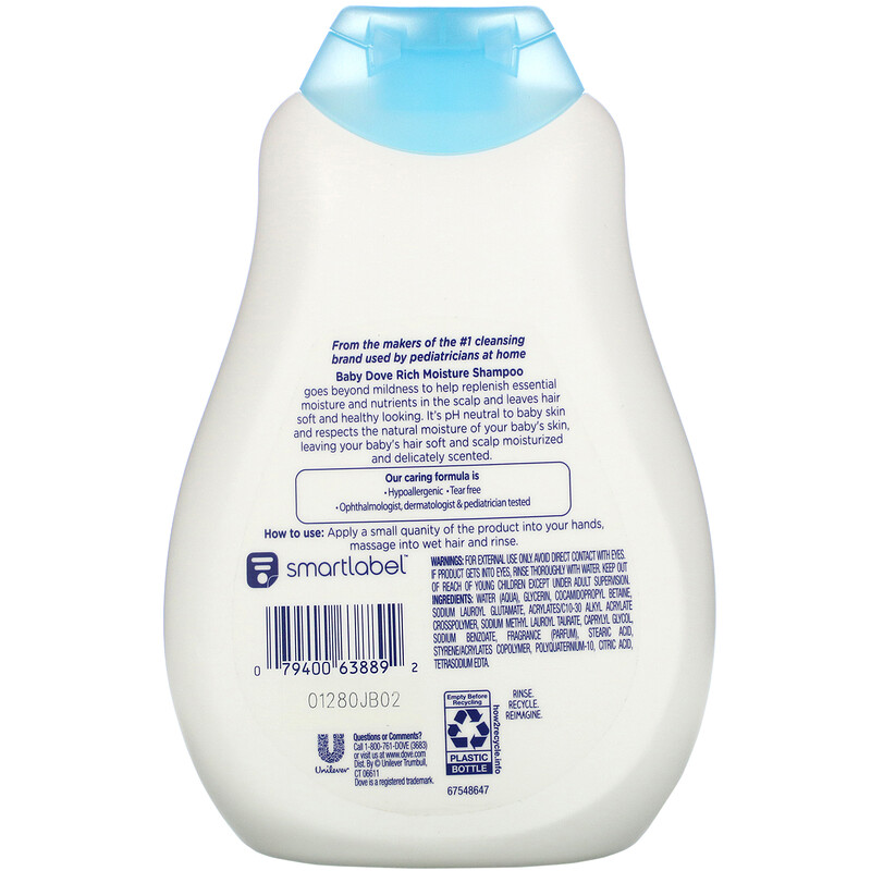 Dove, Baby, Rich Moisture Shampoo, 13 fl oz (384 ml) iHerb