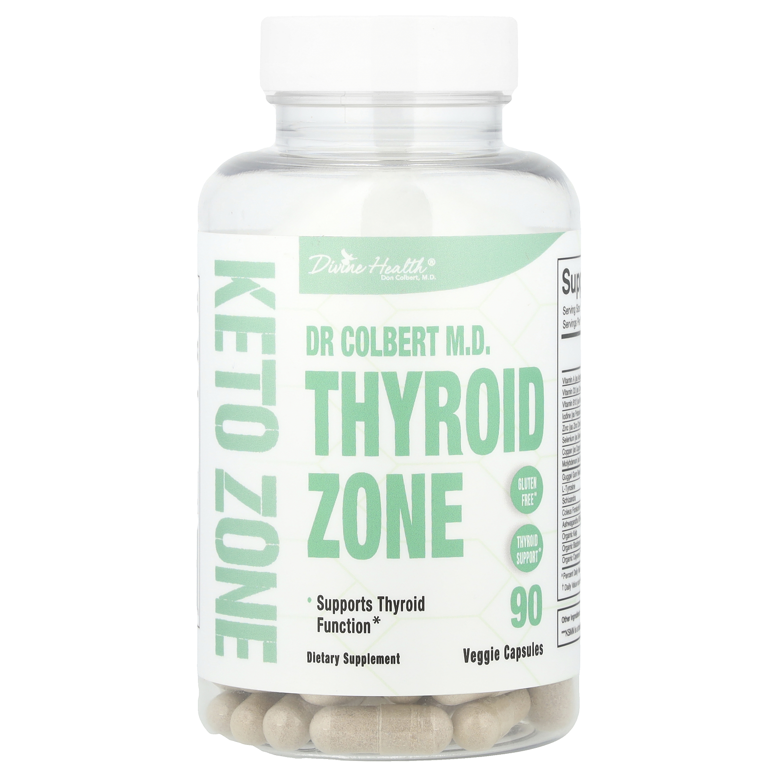Dr Colbert M.D. Thyroid Zone, 90 Veggie Capsules