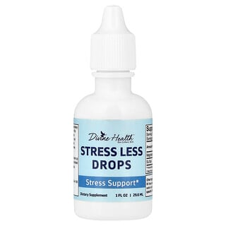 Divine Health, Stress Less Drops, 1 fl oz (29.6 ml)
