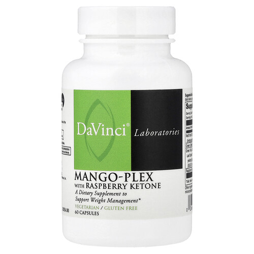 Davinci Laboratories Mango-Plex with Raspberry Ketone, 60 Capsules
