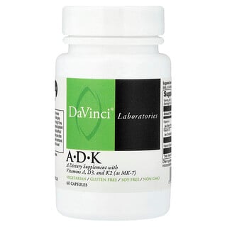 DaVinci Laboratories, A-D-K, 60 Cápsulas