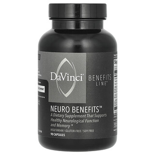 DaVinci Laboratories, Ligne de bienfaits, Neuro bienfaits, 90 capsules