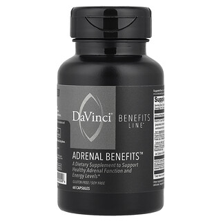DaVinci Laboratories, Benefits Line™, Adrenal Benefits™, 60 Capsules