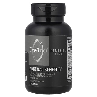 DaVinci Laboratories, Benefits Line, Adrenal Benefits, 120 капсул