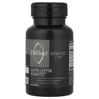 دافينشي لابوراتوريز‏, Benefits Line™ بفوائد Adipo-Leptin™ ، 60 كبسولة