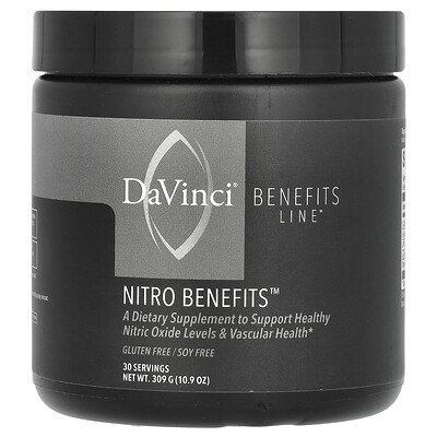 Product Image for DaVinci Laboratories, Benefits Line, Nitro Benefits, 10.9 oz (309 g)