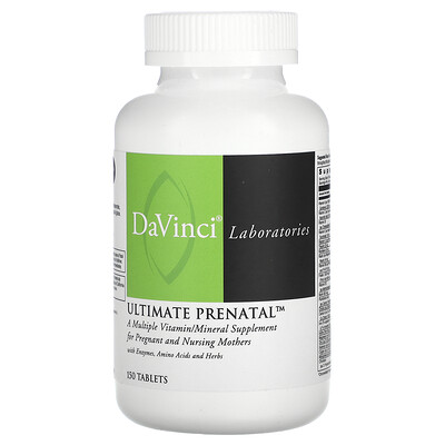 Product Image for DaVinci Laboratories, Ultimate Prenatal, 150 Tablets
