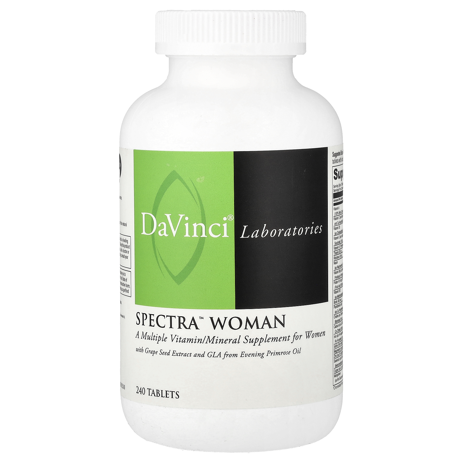 DaVinci Laboratories (다빈치 래보라토리스), Spectra Woman, 종합 비타민/미네랄, 240정