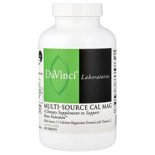 Davinci Laboratories Multi-Source Cal Mag, 180 Tablets