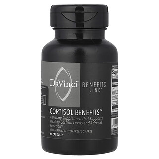DaVinci Laboratories, Benefits 系列产品，Cortisol Benefits，60 粒胶囊