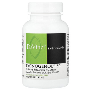 DaVinci Laboratories, Pycnogenol®-50, 50 mg, 60 Kapseln
