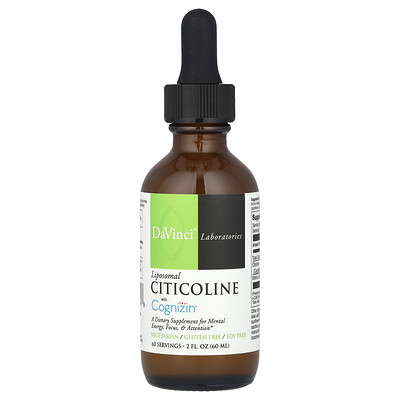 DaVinci Laboratories, Citicolina liposomal con Cognizin®, 60 ml (2 oz. líq.)