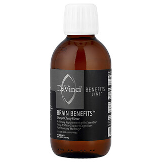 DaVinci Laboratories, Benefits Line™, Brain Benefits™, Orange Cherry, 6.76 fl oz (200 ml)