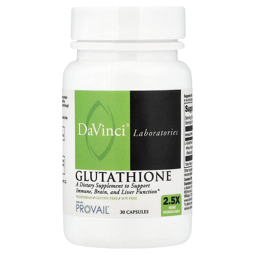 DaVinci Laboratories, Glutathion, 30 Kapseln (200 mg pro Kapsel)