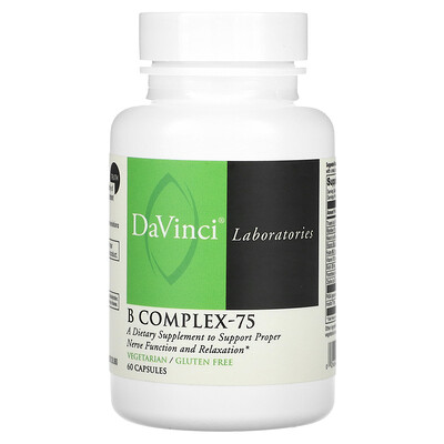 Product Image for DaVinci Laboratories, B Complex-75, 60 Capsules