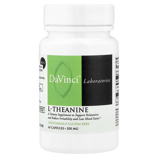 DaVinci Laboratories, L-Theanine , 200 mg , 60 Capsules