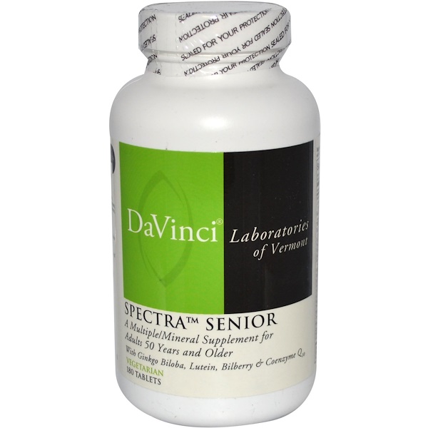 DaVinci Laboratories of Vermont, Spectra Мультивитамины/Минералы для Людей в Возрасте 180 таблеток (Discontinued Item) 