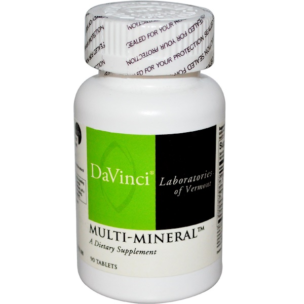DaVinci Laboratories of Vermont, Multi-Mineral, 90 Tablets (Discontinued Item) 