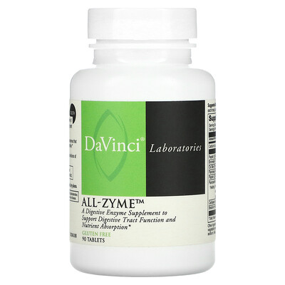 

DaVinci Laboratories of Vermont All-Zyme, 90 таблеток