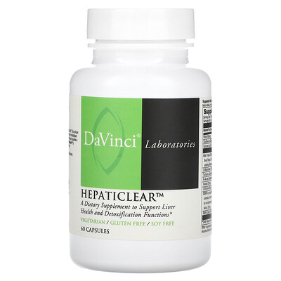 Product Image for DaVinci Laboratories, Hepaticlear, 60 Capsules