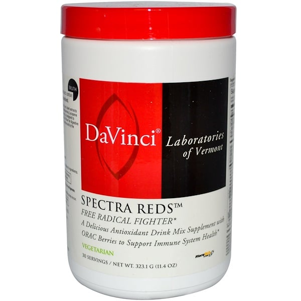 DaVinci Laboratories of Vermont, Spectra Reds Powder, 11.4 oz (323.1 g) (Discontinued Item) 
