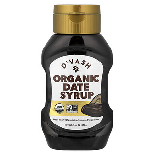 D'vash Organics, Органический финиковый сироп, 470 г (16,6 унции)