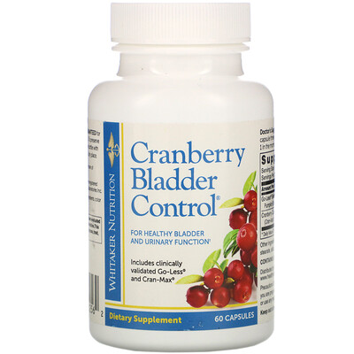 Dr. Whitaker Cranberry Bladder Control, 60 Capsules