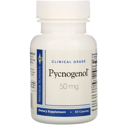 Dr. Whitaker Clinical Grade, Pycnogenol, 50 mg, 60 Capsules