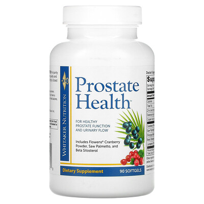 

Whitaker Nutrition Prostate Health 90 Softgels