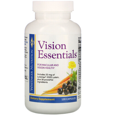 

Whitaker Nutrition Vision Essentials 120 капсул